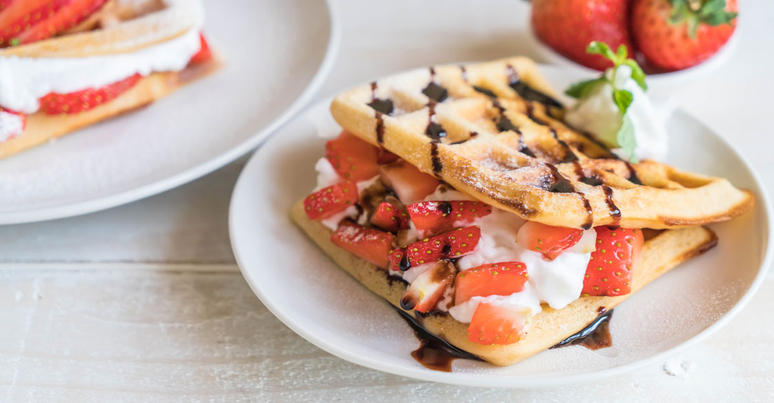 Honey Berry Waffle Sandwich