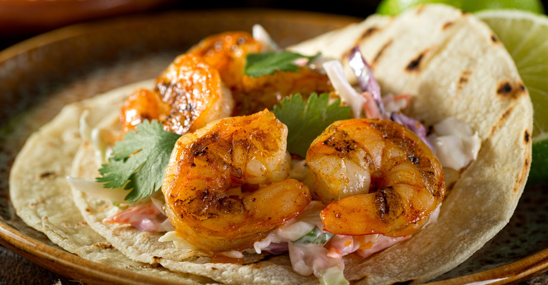 Honey Grilled Shrimp Tacos